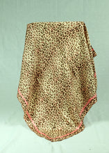 Load image into Gallery viewer, L-Animal print satin square scarf (six colours)
