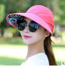 Load image into Gallery viewer, Summer sun plain Hat with brim 8 (Seven colours)