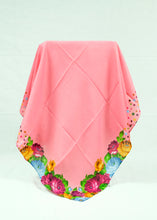 Load image into Gallery viewer, L-plain with some pattern on edge Square scarf (eleven colours)