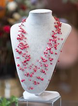 Load image into Gallery viewer, Freshwater pearl necklace designed with mult-strands