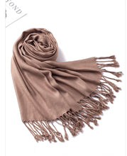 Load image into Gallery viewer, Cashmere Feeling Large plain Shawl/Scarf (twenty-one colours)