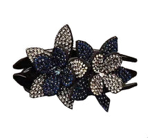 Load image into Gallery viewer, Sparkly Alligator Hair clips with two followers (three-colours 11cm/9cm)