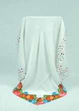 Load image into Gallery viewer, L-plain with some pattern on edge Square scarf (eleven colours)