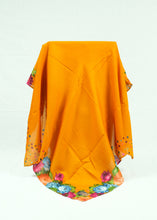 Load image into Gallery viewer, L-plain with some pattern on edge Square scarf (eleven colours)