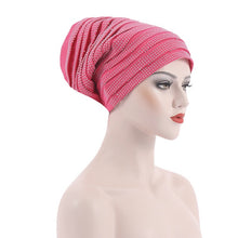 Load image into Gallery viewer, Shinning sequins Turbans/Hijabs pattern  9-8(Ten colors)
