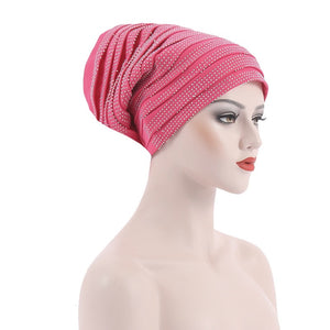 Shinning sequins Turbans/Hijabs pattern  9-8(Ten colors)