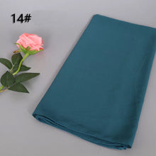 Load image into Gallery viewer, Long chiffon plain scarf/Shawl(85x180cm)  (Nine colors)
