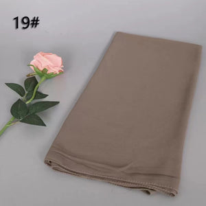 Long chiffon plain scarf/Shawl(85x180cm)  (Nine colors)