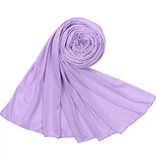 Load image into Gallery viewer, large plain long jersey scarf(twenty-nine colors)
