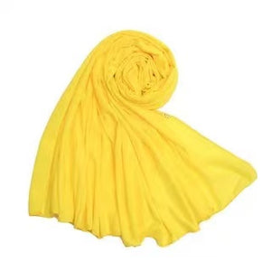 large plain long jersey scarf(twenty-nine colors)