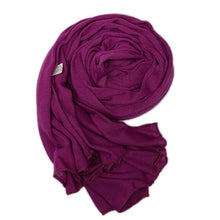 Load image into Gallery viewer, large plain long jersey scarf(twenty-nine colors)
