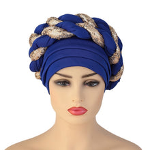 Load image into Gallery viewer, Shinning sequins turbans/hijabs 9-6 (12 colors)
