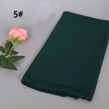 Load image into Gallery viewer, Long chiffon plain scarf/Shawl(85x180cm)  (Nine colors)
