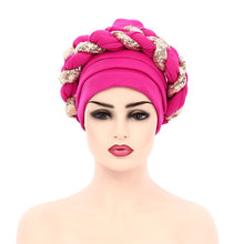 Load image into Gallery viewer, Shinning sequins turbans/hijabs 9-6 (12 colors)
