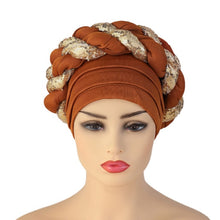 Load image into Gallery viewer, Shinning sequins turbans/hijabs 9-6 (12 colors)
