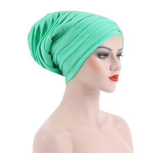 Shinning sequins Turbans/Hijabs pattern  9-8(Ten colors)