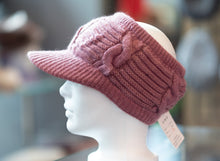 Load image into Gallery viewer, Winter knit Hat with brim 13 (Seven colours)
