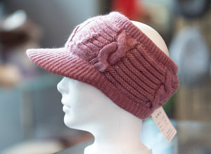 Winter knit Hat with brim 13 (Seven colours)