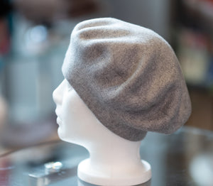 Cashmere Beret double side reversible