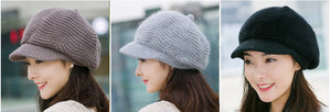 Winter Hat with brim 15 (Six colours)