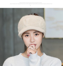 Load image into Gallery viewer, Winter knit Hat with brim 13 (Seven colours)
