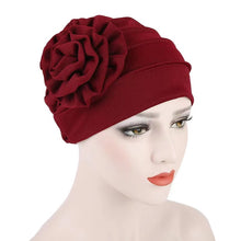 Load image into Gallery viewer, Turban/Hijab with flower pattern 2(Five colors)
