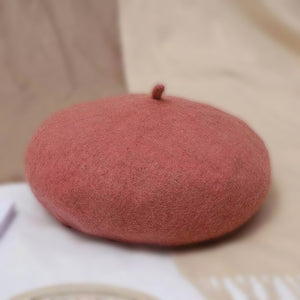 Wool beret hat 2 (Eleven colours)