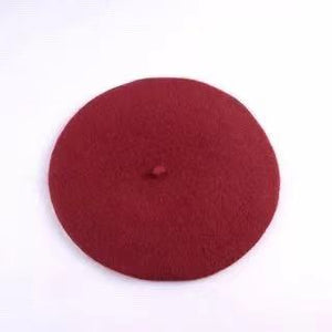 Wool beret hat 3 (Twenty-three colours)