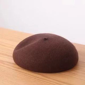 Wool beret hat 3 (Twenty-three colours)