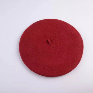 Wool beret hat 3 (Twenty-three colours)