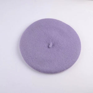 Wool beret hat 3 (Twenty-three colours)