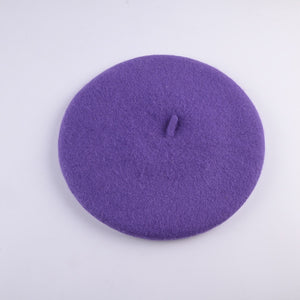 Wool beret hat 3 (Twenty-three colours)