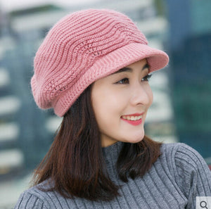 Winter Hat with brim 15 (Six colours)