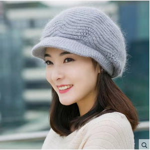 Winter Hat with brim 15 (Six colours)