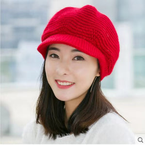 Winter Hat with brim 15 (Six colours)