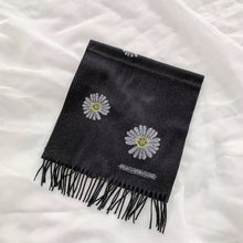 Load image into Gallery viewer, Narrow long wool feeling plain scarf with tassel (Five colours)
