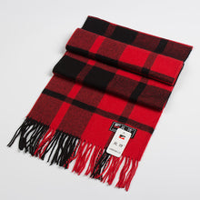 Load image into Gallery viewer, Narrow long wool feeling unisex classic check plaid scarf (Eighteen colours)
