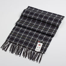 Load image into Gallery viewer, Narrow long wool feeling unisex classic check plaid scarf (Eighteen colours)
