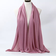 Load image into Gallery viewer, large plain long jersey scarf(twenty-nine colors)
