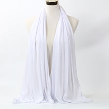 Load image into Gallery viewer, large plain long jersey scarf(twenty-nine colors)
