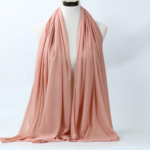 large plain long jersey scarf(twenty-nine colors)