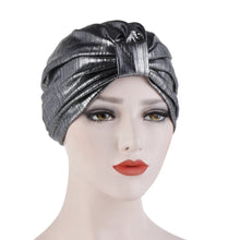 Load image into Gallery viewer, Shiny Turban/Hijab pattern 12(Four colours)
