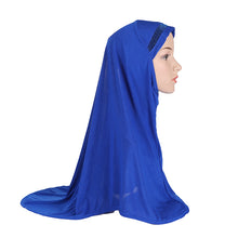 Load image into Gallery viewer, Turban/Hijab plain pattern 15 (twelve colours)(78x65cm)
