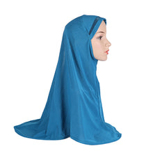 Load image into Gallery viewer, Turban/Hijab plain pattern 15 (twelve colours)(78x65cm)
