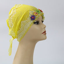 Load image into Gallery viewer, Glitter lace Turban/Hijab pattern 17 (Eleven colours)
