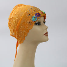 Load image into Gallery viewer, Glitter lace Turban/Hijab pattern 17 (Eleven colours)
