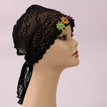 Load image into Gallery viewer, Glitter lace Turban/Hijab pattern 17 (Eleven colours)
