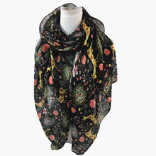 Load image into Gallery viewer, Deer patterns cotton feeling long scarf (Five colours)
