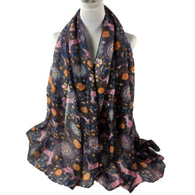 Load image into Gallery viewer, Deer patterns cotton feeling long scarf (Five colours)
