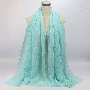 Large plain cotton Shawl/Scarf (twenty-four colours)